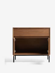 Dark Marlow Oak Effect Small Sideboard - Image 9 of 13