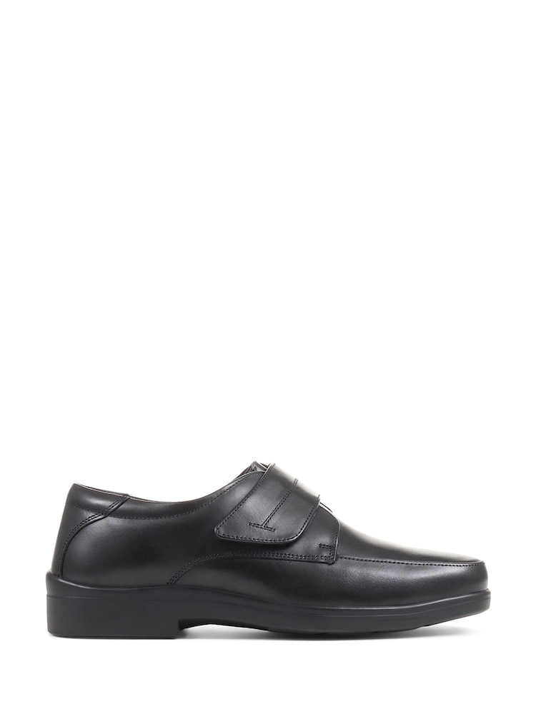 Pavers Black Monk/Touch Fastening Gents Smart Shoes - Image 1 of 5