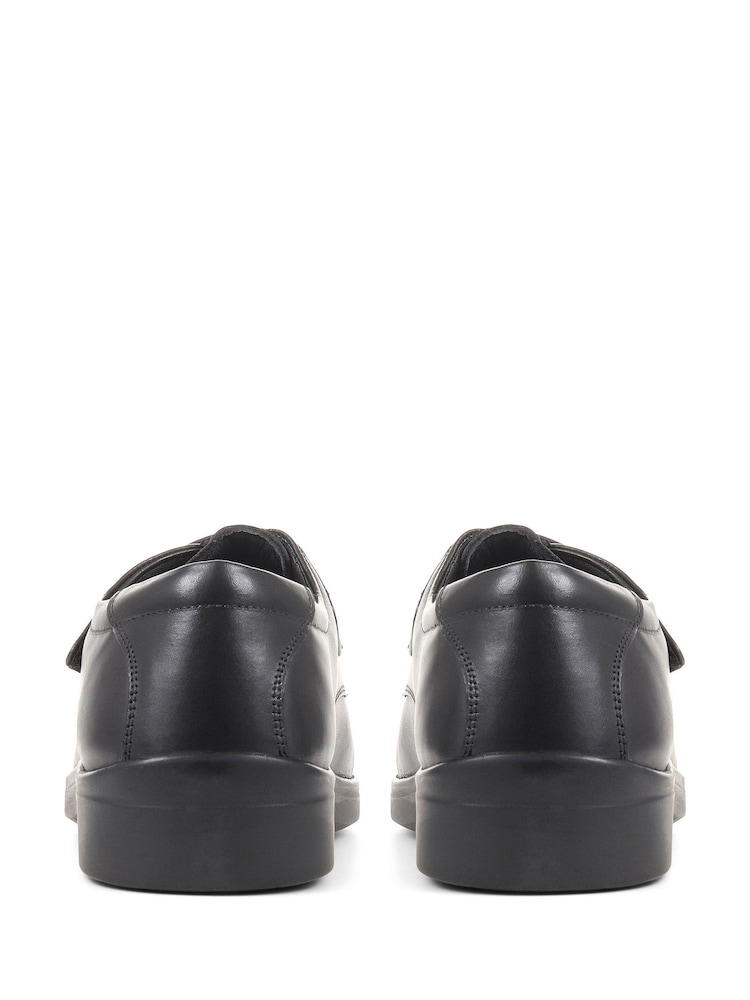 Pavers Black Monk/Touch Fastening Gents Smart Shoes - Image 2 of 5