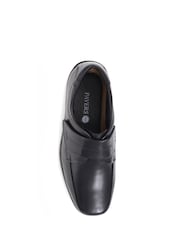 Pavers Black Monk/Touch Fastening Gents Smart Shoes - Image 4 of 5