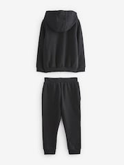 Black Zip Through Hoodie And Joggers School Sports Set (3-16yrs) - Image 5 of 7