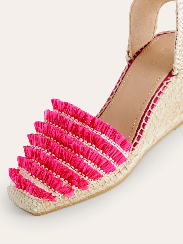 Boden Espadrilles mit Keilabsatz und Knöchelschnürung - Bild 4 von 4