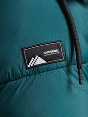 Superdry Green Touchline Short Padded Jacket - Image 5 of 6