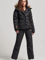 Superdry Black Sport Snow Luxe Puffer Jacket - Image 2 of 4