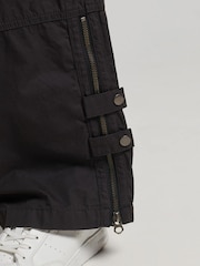 Superdry Black Low Rise Wide Leg Cargo Trousers - Image 6 of 6