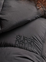 Superdry Black Hooded Ripstop Puffer Jacket - Image 5 of 5