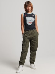 Superdry Black 100% Cotton Ringspun Allstars KB Graphic Vest - Image 3 of 4