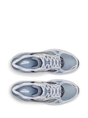 Saucony Blue/Grey Grid Legacy Trainers - Image 4 of 6