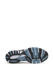 Saucony Blue/Grey Grid Legacy Trainers - Image 6 of 6