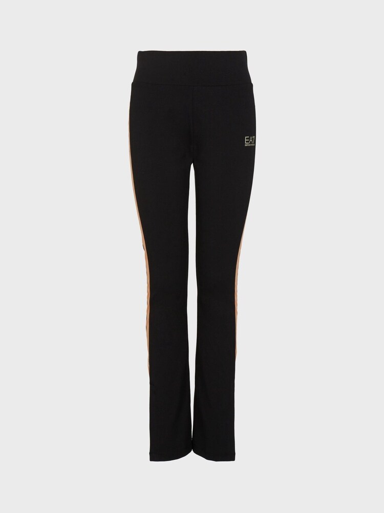 Emporio Armani EA7 Womens Collegiate Black Joggers - Image 1 of 4