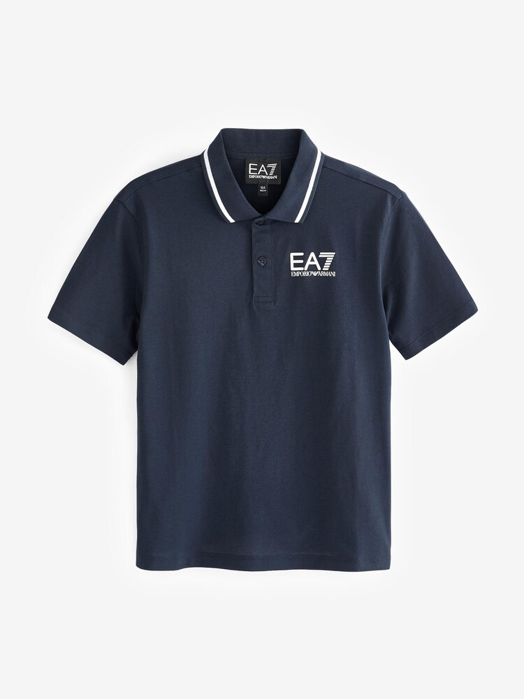 Emporio Armani EA7 Boys Core ID Polo Shirt - Image 1 of 3