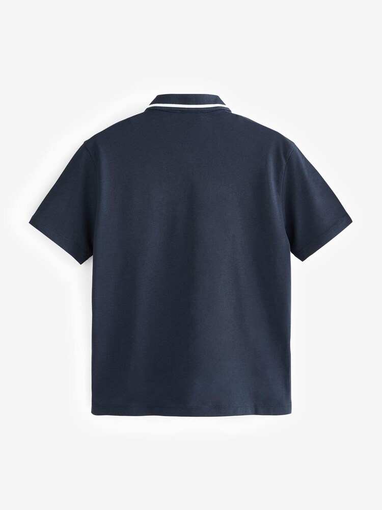 Emporio Armani EA7 Boys Core ID Polo Shirt - Image 2 of 3