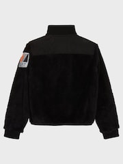 Emporio Armani EA7 Boys Zip Through Tech Black Fleece - Image 2 of 3