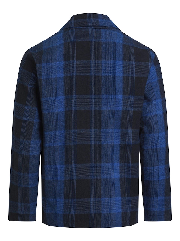 Calvin Klein Black Pure Flannel Lounge 100% Cotton Shirt - Image 5 of 5