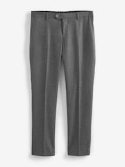 Green Slim Wool Blend Donegal Suit: Trousers - Image 6 of 9
