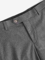 Green Slim Wool Blend Donegal Suit: Trousers - Image 7 of 9