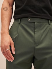 Green EDIT Relaxed Fit Suit Trousers - Image 2 of 9