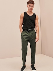 Green EDIT Relaxed Fit Suit Trousers - Image 4 of 9