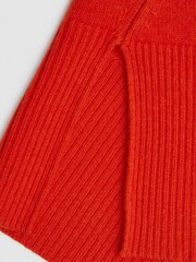 Reiss Orange Edina Relaxed Wool-Cashmere Blend Roll Neck Jumper - Image 5 of 5