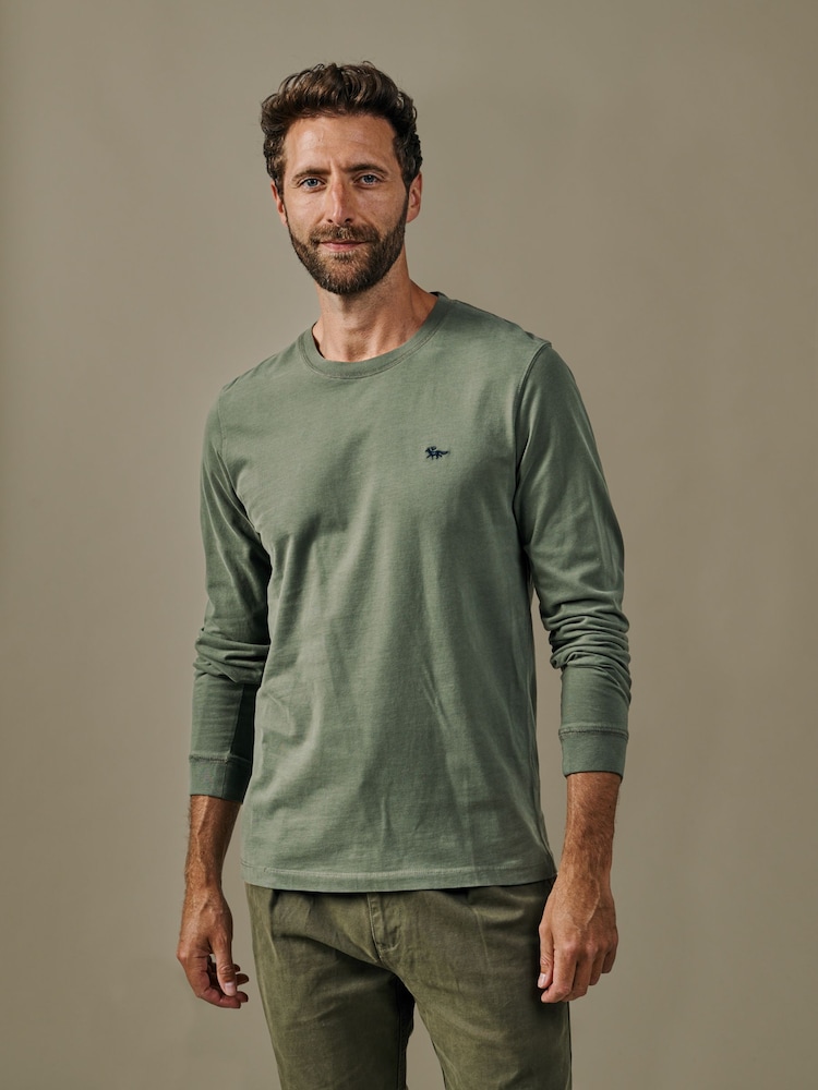 Aubin Green Buttermere Long Sleeve T-Shirt - Image 1 of 3