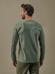 Aubin Green Buttermere Long Sleeve T-Shirt - Image 2 of 3
