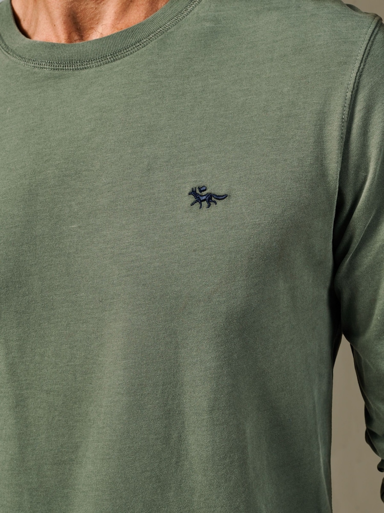 Aubin Green Buttermere Long Sleeve T-Shirt - Image 3 of 3