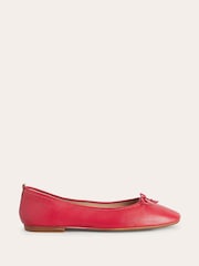 Boden Red Kitty Flexi Sole Ballet Pumps - Image 2 of 4