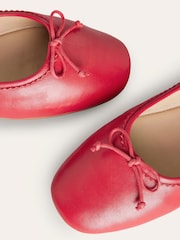 Boden Red Kitty Flexi Sole Ballet Pumps - Image 4 of 4