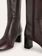 Boden Dark Brown Erica Knee High Leather Boots - Image 5 of 5