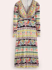Boden Yellow Jersey Midi Tea Dress - Image 5 of 5