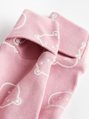 Pink Baby 100% Cotton Sleepsuits 3 Pack (0-2yrs) - Image 11 of 11