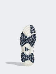 adidas Golf Codechaos 22 Boa Spikeless Golf White/Blue Trainers - Image 6 of 8