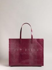 Ted Baker Allicon Imitation Croc Detail Ew Icon Bags - Image 1 of 4