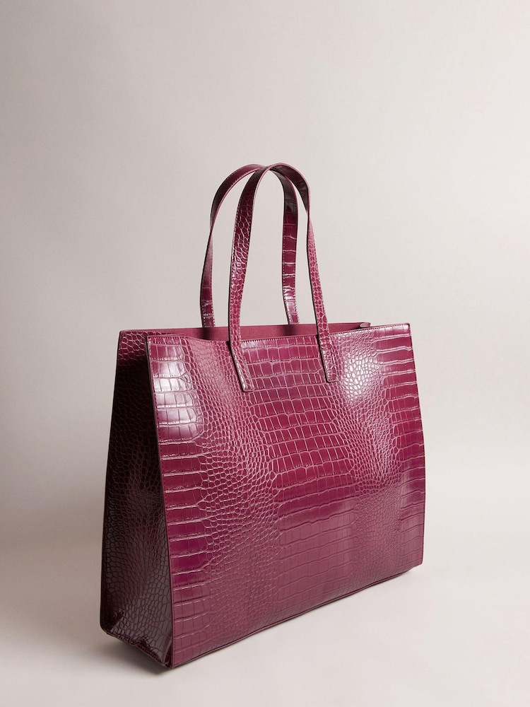 Ted Baker Allicon Imitation Croc Detail Ew Icon Bags - Image 2 of 4