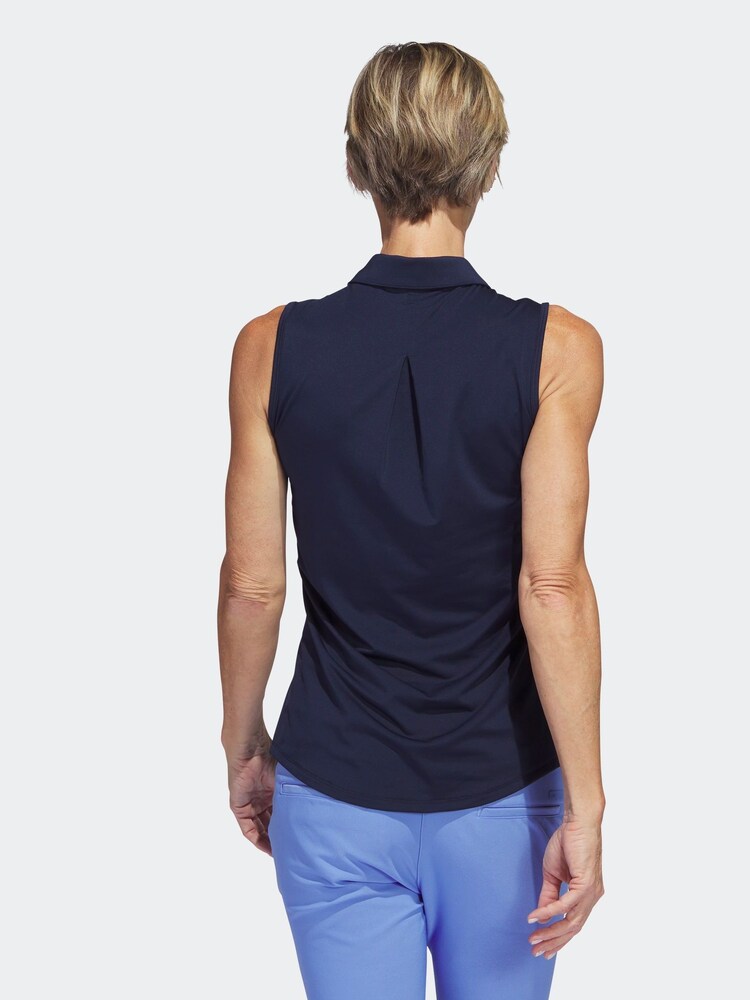 adidas Golf Ultimate 365 Solid Sleeveless Polo Shirt - Image 2 of 7
