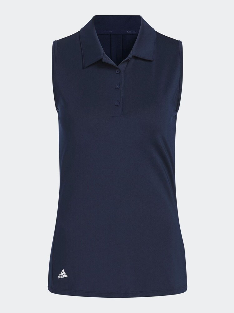 adidas Golf Ultimate 365 Solid Sleeveless Polo Shirt - Image 7 of 7