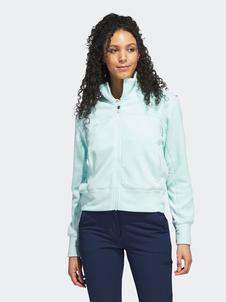 adidas Golf Full-Zip Fleece Jacket - Image 1 of 7