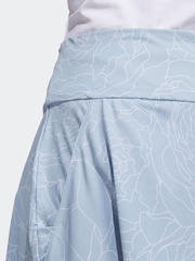 adidas Golf Bright Blue Essentials Printed Skirt - Image 4 of 6