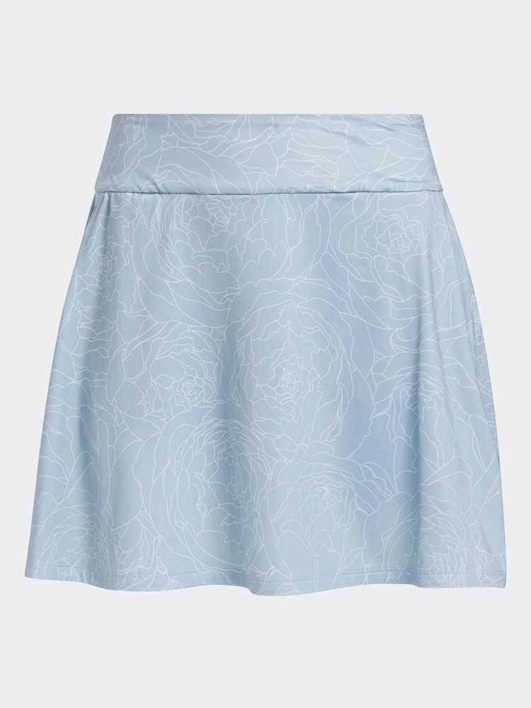 adidas Golf Bright Blue Essentials Printed Skirt - Image 6 of 6