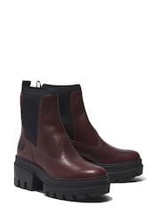Timberland Red Everleigh Chelsea Boots - Image 3 of 7
