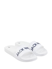 Jack Wills White Sliders - Image 1 of 4