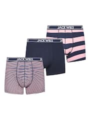 Синий - Jack Wills Chetwood боксеры 3 Pack - Изображение 1 из 3