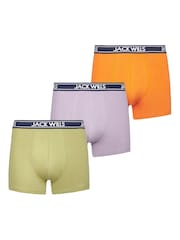 أخضر - حزمة من 3 بوكسرات Daundley من Jack Wills - صورة 1 من 3