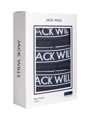 أزرق - حزمة من 3 بوكسرات Daundley من Jack Wills - صورة 3 من 3