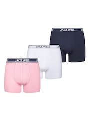 وردي - حزمة من 3 بوكسرات Daundley من Jack Wills - صورة 1 من 3