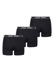 أسود - حزمة من 3 بوكسرات Daundley من Jack Wills - صورة 2 من 3