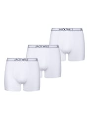 أبيض - حزمة من 3 بوكسرات Daundley من Jack Wills - صورة 1 من 3