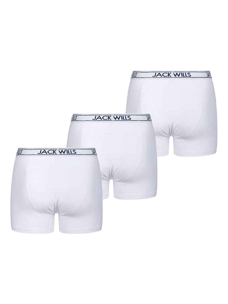 أبيض - حزمة من 3 بوكسرات Daundley من Jack Wills - صورة 2 من 3