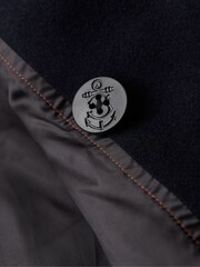 Superdry Blue Merchant Wool Pea Coat - Image 6 of 7