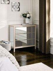 Stone Cora Mirror 3 Drawer Chest of Drawers - Image 1 of 9